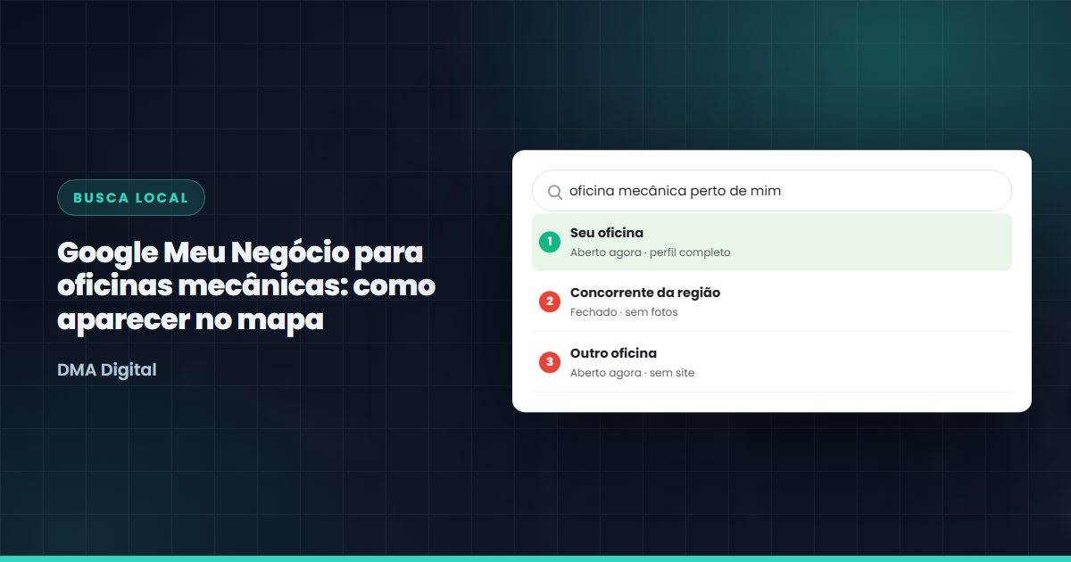 Dono de oficina mecânica consultando o celular com o Google Maps aberto
