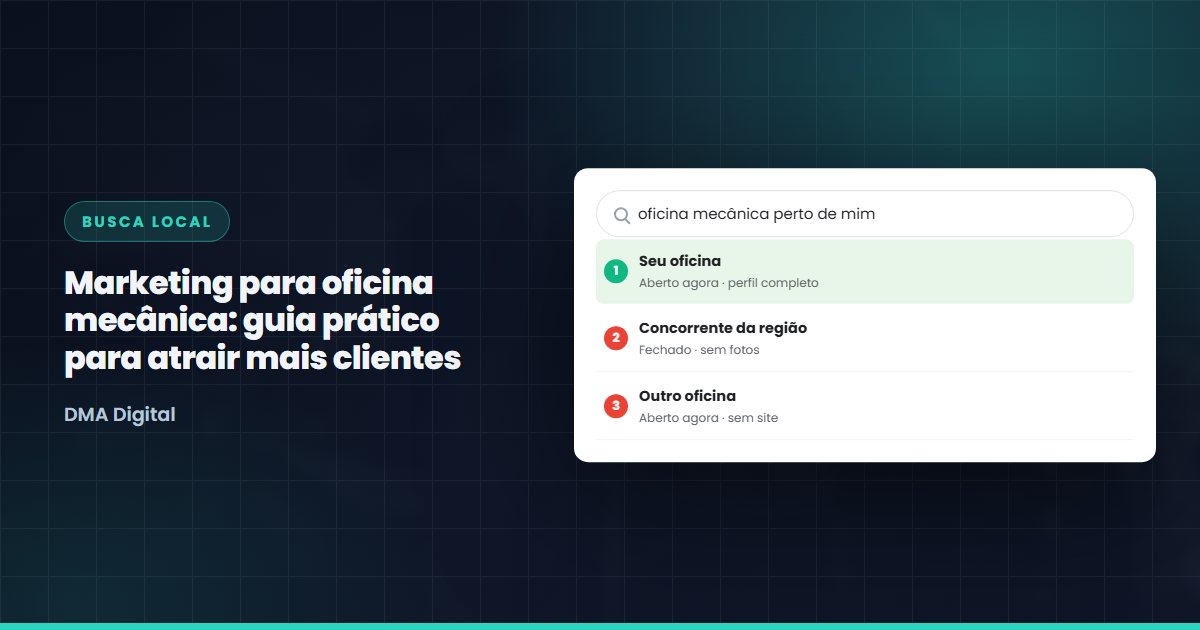 Resultado do mapa do Google com negócios da região